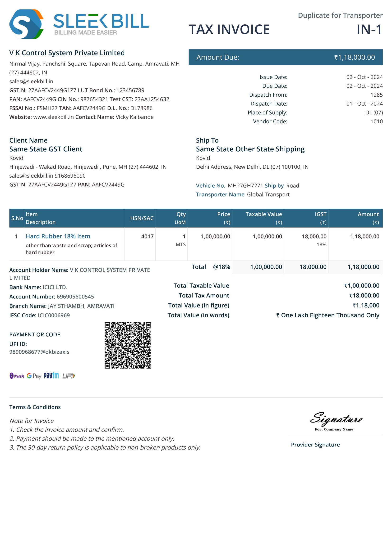 Sleek Bill - Gallery 2