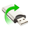 Restore deleted data by USB restore software.
